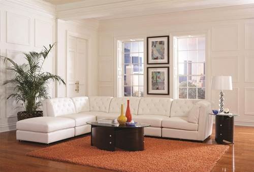 Leather Sofa 6 Piece Couch Living Room Furniture