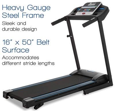 XTERRA Fitness TR150 Folding Walking and Running Treadmill Machine