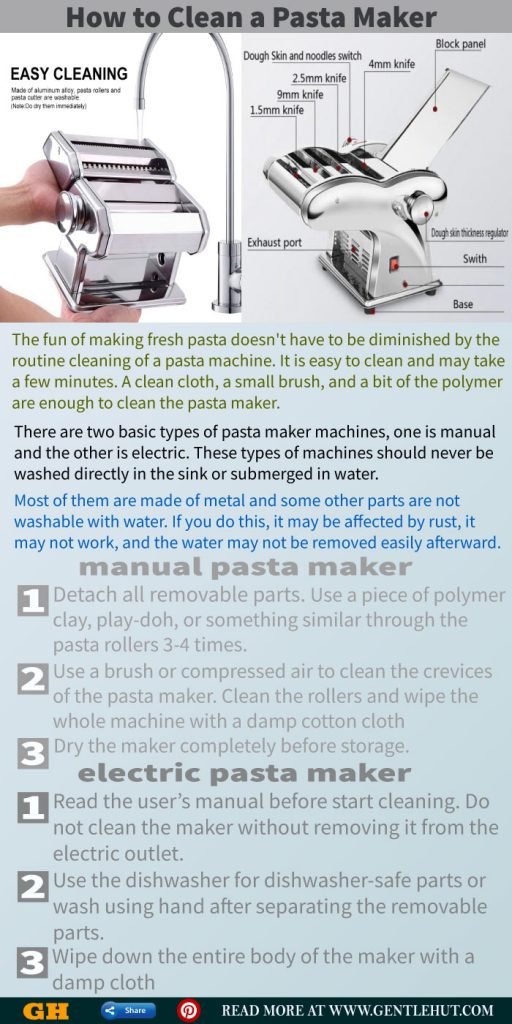 How to Clean a Pasta Maker? 2022 Infographic Tips and Tricks