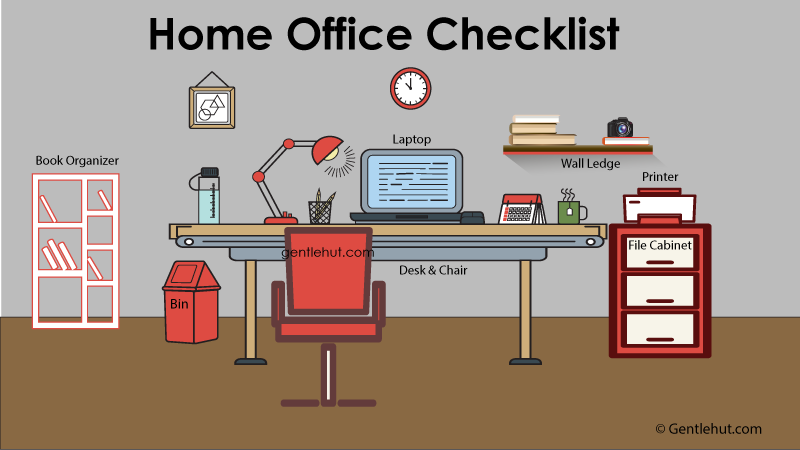 Home Office Checklist Design