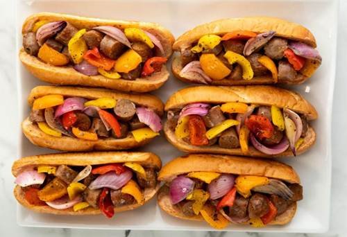 Sausage and Pepper Sheet Pan